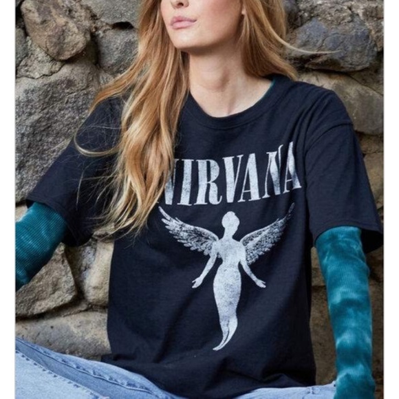 Nirvana Band Vintage look graphic tee - Picture 2 of 6